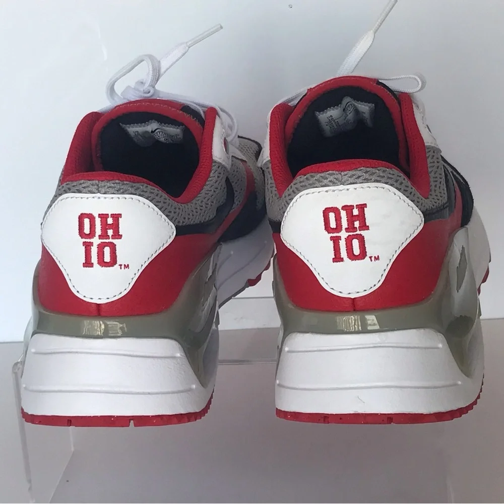 Nike Ohio State Buckeyes College Air Max SYSTM Men Shoe size 10 Mesh Sneaker